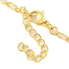 Brass Micro Pave Clear Cubic Zirconia Pendant Necklaces LS-NJEW-M220-01D-G-3