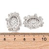 Brass Cabochon Settings KK-U074-02P-3