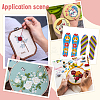 10Pcs 10 Colors Plastic Canvas Sheets for Embroidery DIY-AR0004-72-5