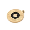 304 Stainless Steel Enamel Pendants STAS-I325-055G-02-2