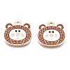 Alloy Enamel Pendants ENAM-N054-74C-2