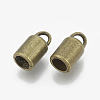 Tibetan Style Alloy Cord Ends X-TIBE-R315-02AB-FF-1