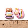 Bear Theme Opaque Resin Decoden Cabochons CRES-P034-06-3