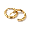 Vacuum Plating 201 Stainless Steel Huggie Hoop Earrings STAS-H164-04G-2