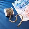 Fashewelry Zinc Alloy Rhinestone Strass Chains FIND-FW0001-30G-7