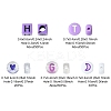 200Pcs Acrylic Beads SACR-FS0001-30-4