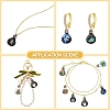 50Pcs 10 Styles Rack Plating Alloy Enamel Pendants ENAM-CJ0003-10-7