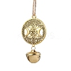 Iron Bell Pendant Decorations HJEW-JM02504-01-1
