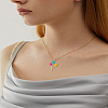 36Pcs 6 Colors Alloy Enamel Pendants ENAM-LP0002-43-3