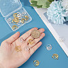 20Pcs 2 Colors 304 Stainless Steel Pendants STAS-UN0044-38-2