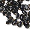 Dyed Natural Blue Tiger Eye Beads Strands G-P604-A13-01-4