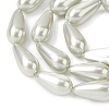 Electroplate Opaque Glass Imitation Pearl Beads Strands EGLA-H113-09A-03-3