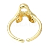 Rack Plating Brass Open Cuff Rings RJEW-S394-01G-A-3