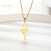 Fashionable stainless steel pendant necklace suitable for daily wear for women. AI3619-1-1