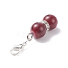 8Pcs Baking Paint Glass Beaded Pendant Decorations HJEW-JM00640-02-1-4