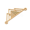 201 Stainless Steel Hollow Connector Charms STAS-Z109-19G-2