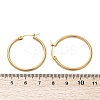 PVD Vacuum Plating 201 Stainless Steel Hoop Earrings for Women EJEW-G260-02A-G-3