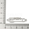 Mother's Day Brass Micro Pave Clear Cubic Zirconia Connector Charms KK-K378-14P-3