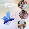1Pc Glass Crytsal Butterfly Display Decorations LAMP-CN0001-01B-5