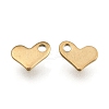 Ion Plating(IP) 304 Stainless Steel Heart Charms LS-X-STAS-F075-21-1