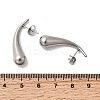 304 Stainless Steel Teardrop Stud Earrings EJEW-F398-05P-3