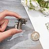 Outdoor EDC Tool Brass Parachute Rope European Beads KK-WH0081-45AB-3