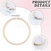 Bamboo Embroidery Hoops AJEW-WH20020-316A-5