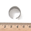 304 Stainless Steel Open Cuff Rings RJEW-A079-01H-P-5