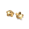 304 Stainless Steel Bead Caps STAS-P448-09K-G-2