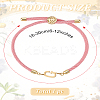 1Pc Adjustable Nylon Cord Slider Bracelets for Women BJEW-LP0001-32G-03-2