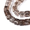 Crackle Transparent Glass Beads Strands GLAA-N062-6mm-01-3