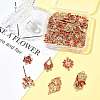 36Pcs 6 Styles Alloy Enamel Connector Charms FIND-FS0004-46B-7