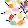 Plastic Imitation Drink Pendants CRES-S359-13-1-1