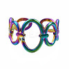 Open Oval Cuff Rings RJEW-N038-002-2