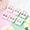 Cherry Ear Fake Plugs EJEW-H105-37G-2