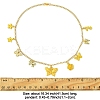Butterfly Bowknot Flowers 304 Stainless Steel Cable Chain Necklaces NJEW-FS00006-2