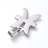 Non-Tarnish 304 Stainless Steel Pendants LS-STAS-L210-06B-P-01-2