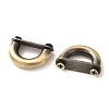 Zinc Alloy D Clasps PALLOY-A068-02AB-2