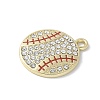 Alloy Enamel Pendants PALLOY-R153-01G-04-2