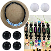 500Pcs 2 Colors Opaque Acrylic Beads MACR-SP0001-81B-5