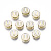 Alloy Enamel Beads ENAM-N052-006-01U-RS-1