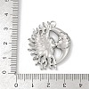 304 Stainless Steel Pendants STAS-D366-01B-P-3