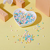 100g 10 Colors 6/0 Opaque Glass Seed Beads SEED-TA0001-05C-5