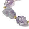 Electroplated Raw Rough Natural Amethyst Beads Strands G-Z131-J02-11-4