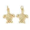 Brass Micro Pave Cubic Zirconia Animal Pendants KK-H280-05A-G-1