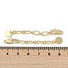Brass Ends with Chains X-KK-P283-34G-3