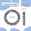 5Pcs Ring Food Grade Eco-Friendly Silicone Focal Beads JX894H-2