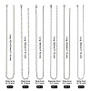 Beadthoven 30Pcs 6 Style 304 Stainless Steel Chains Necklace STAS-BT0001-13-13