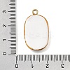 Fruit & Floral & Animals Printed Handmade Porcelain Pendants STAS-Z207-01G-04-3