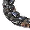 Natural Glaucophane Beads Strands G-C141-C01-01-4